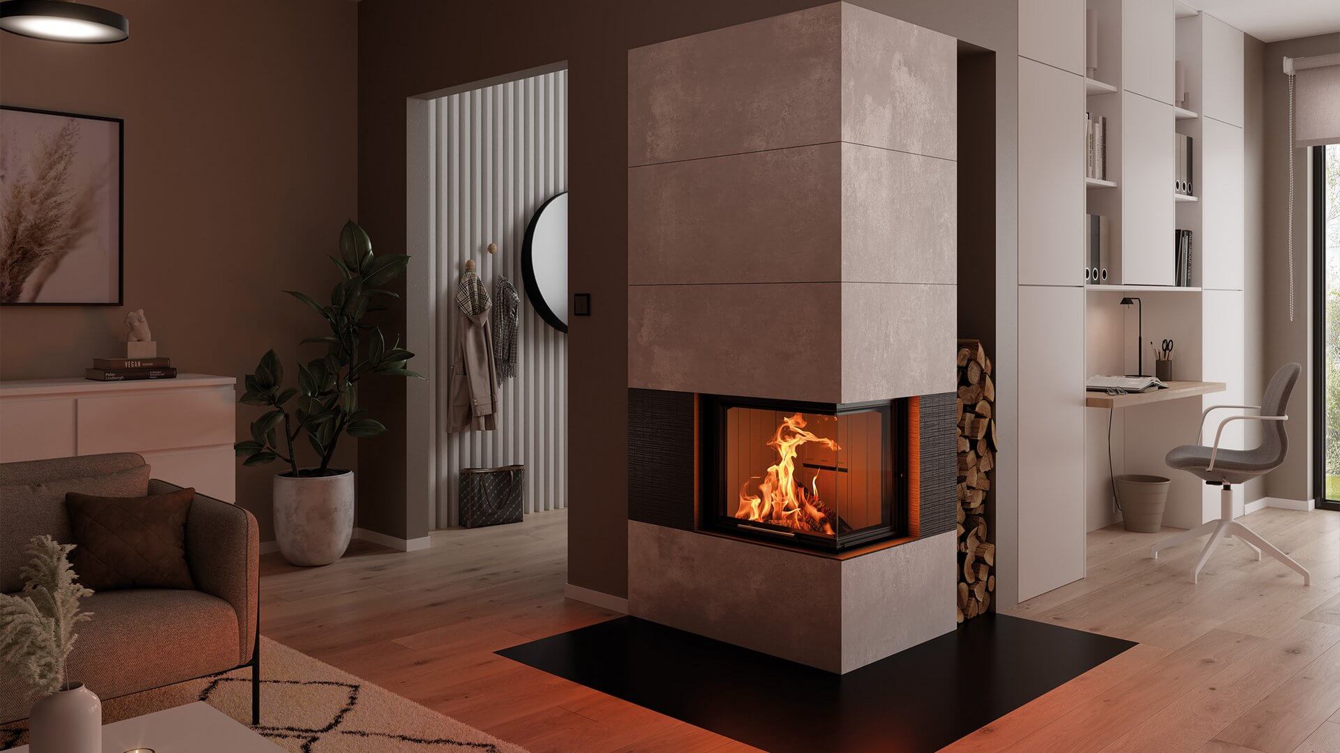 kamin vogalni 20